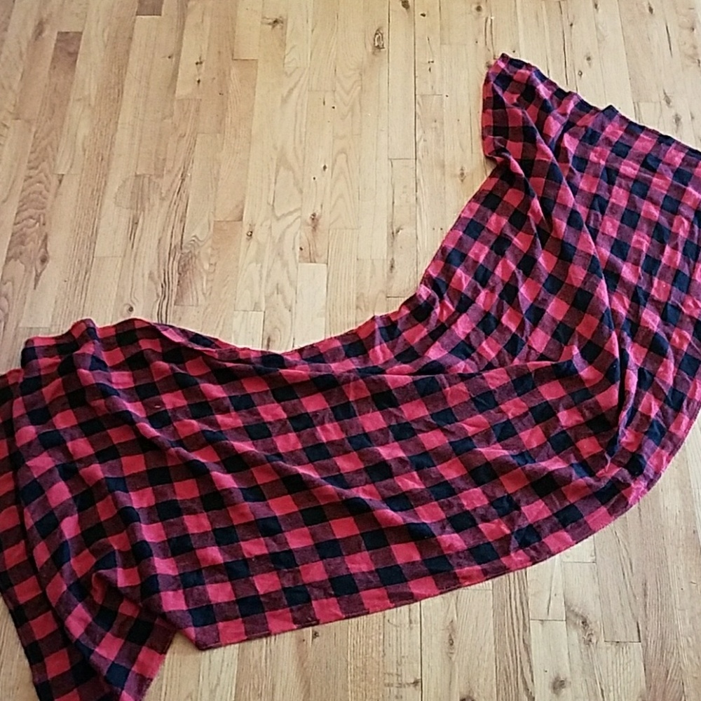 Long Plaid Scarf